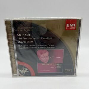 MOZART: Horn Concertos Quintet K.452 Brain Karajan CD. EMI 7243‎ 5 66950 23